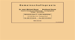 Desktop Screenshot of chirurgie-dr-bauer.de